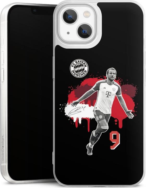 Actual product image DeinDesign Slim Case für Apple iPhone 13 Silikon Hülle Ultra Dünn Handyhülle FC Bayern München Offizielles (Apple iPhone 13)