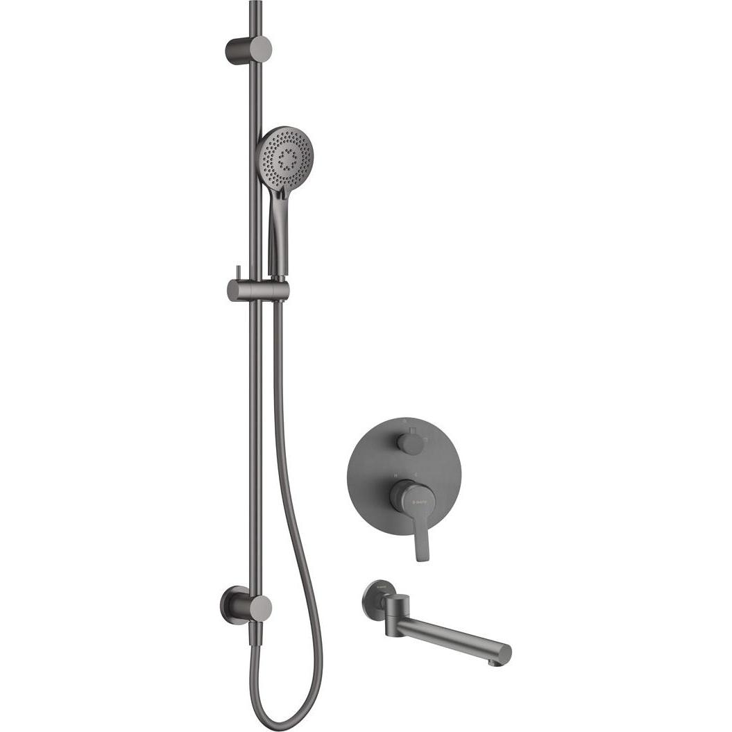 Deante, Rubinetteria per bagno, Concealed shower set with bath spout