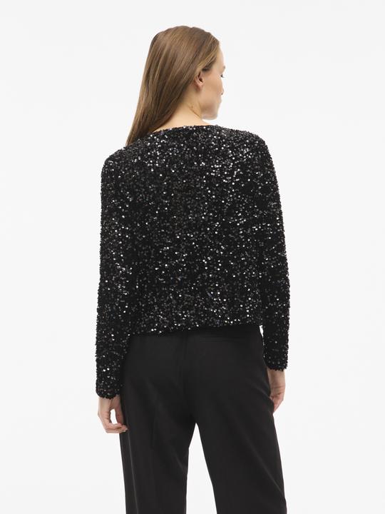 Produktbild Vila VIFAITH Pailletten Strickjacke (L)