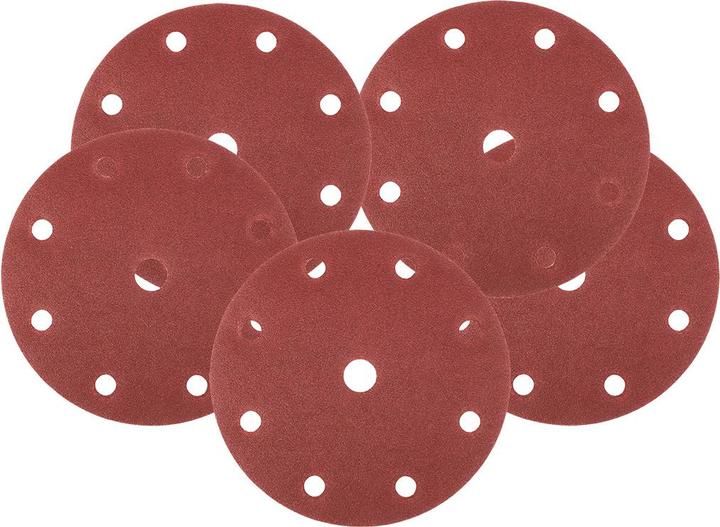 Produktbild Neo Schleifteller 150 mm, P180, 5 Stück, mit 9 Löchern für 04-721 (180)
