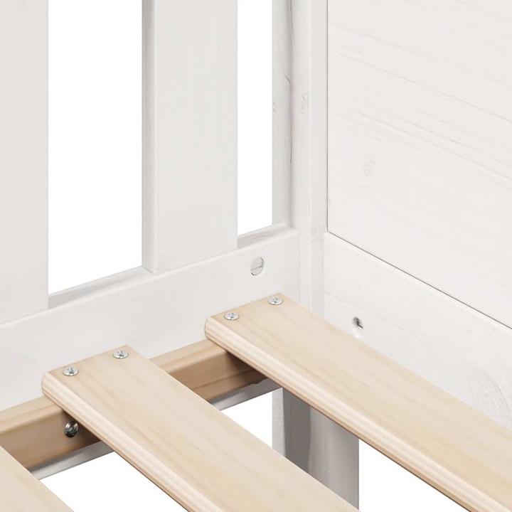 Produktbild vidaXL Kinderbett Hausbett Holzbett mit Schubladen 80x160cm Massivholz Kiefer (80 x 160 cm)