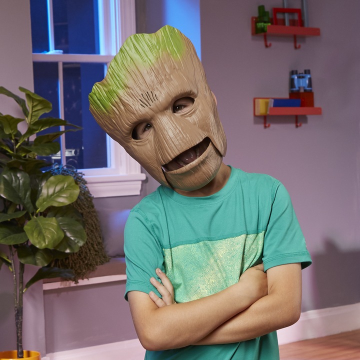 Image du produit Hasbro Masque de jeu de rôle Groot des Gardiens de la Galaxie Vol. 3, masque Groot parlant, masque de