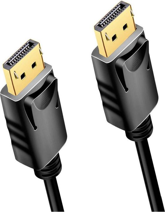 Image du produit LogiLink CD0103 Câble DisplayPort DP/M vers DP/M, 4K/60Hz, CCS, noir, 5m (5 m)