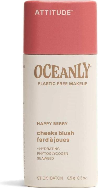 Image du produit Attitude Cream blush in stick Oceanly (Cheeks Blush) 8.5 g - Nuance : Silky Pink (Rose silky)
