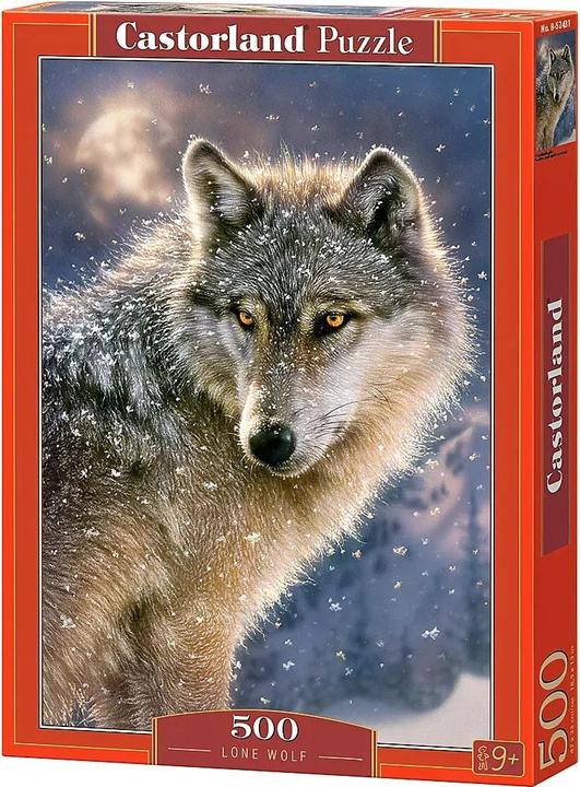 Produktbild Castorland Lone Wolf, Puzzle 500 Teile (500 Teile)