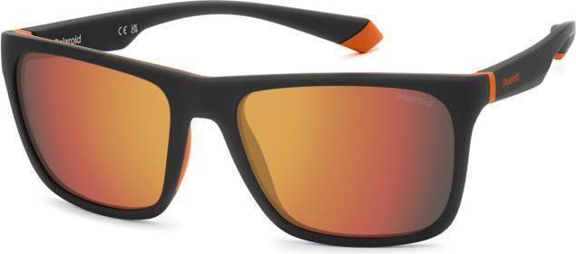 Matte black orange