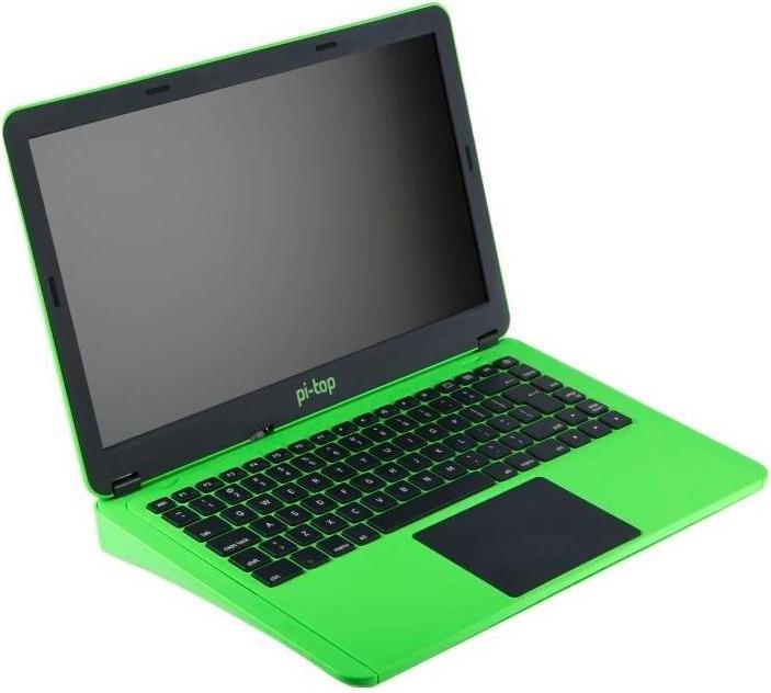 Actual product image Pi-Top PTIUGR200001 - 13.3 inch LCD display laptop v2, green with Inventors Kit
