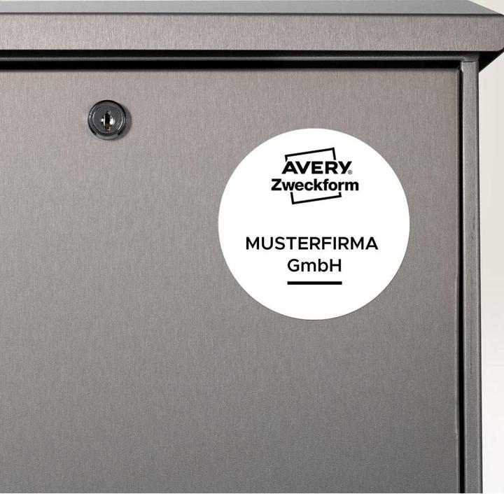 Actual product image Avery Weatherproof labels