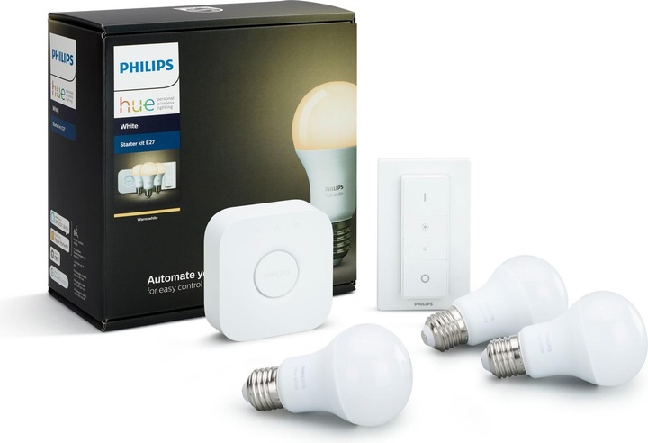 Immagine prodotto Philips Set iniziale Hue White (E27, 9.50 W, 800 lm, 3 x)