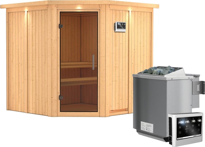 Immagine prodotto Karibu Jarin con corona sul tetto (9 KW Bio controllo esterno)
