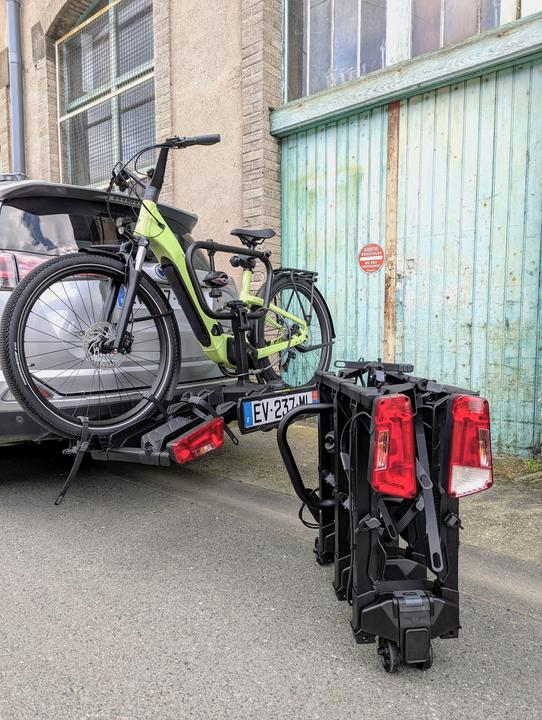 Actual product image BuzzRack E-Scorpion PRO 3 porte-vélo pliable 3 vélos électriques