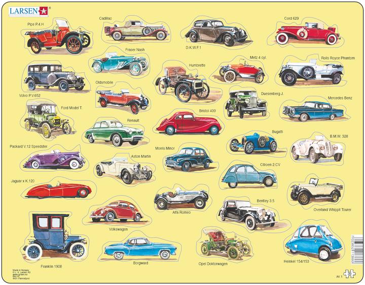 Actual product image Larsen Car puzzle (30 pieces)