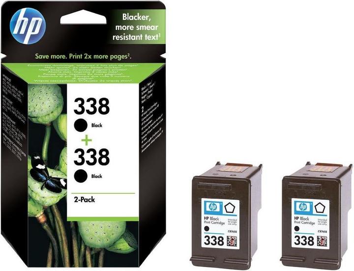 Produktbild HP 338 Doppelpack (BK)
