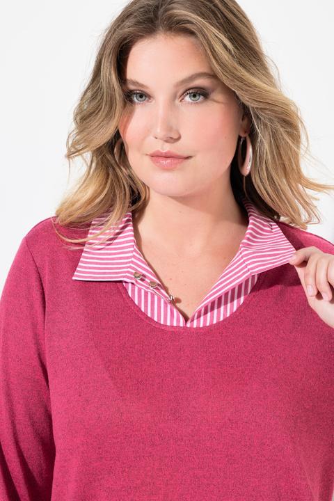 Produktbild Miamoda 2-in-1-Pullover, Lagen-Look, 3/4-Ärmel (54)