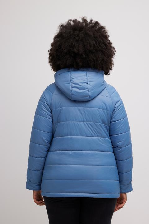 Actual product image Ulla Popken Reversible Butterfly Print Fully Lined Quilted Jacket (46, 48)