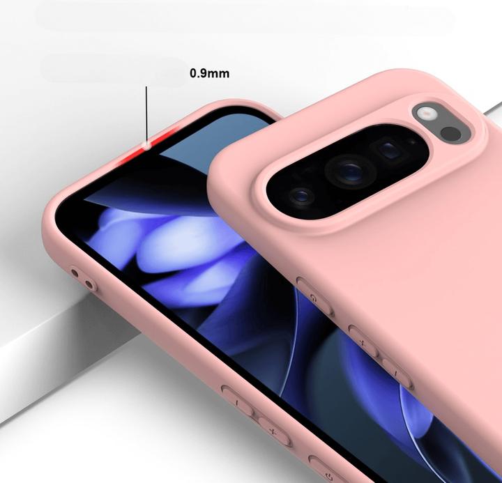 Actual product image Cover-Discount Google Pixel 10 Pro XL - Silikon Gummi Hülle mit Riemen (Google Pixel 10 Pro XL)