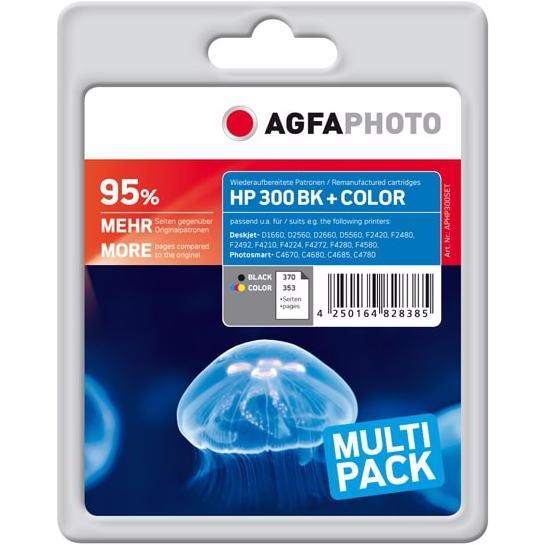 AGFAPHOTO, Druckerpatrone, Aphp300set (M, BK, C, Y)