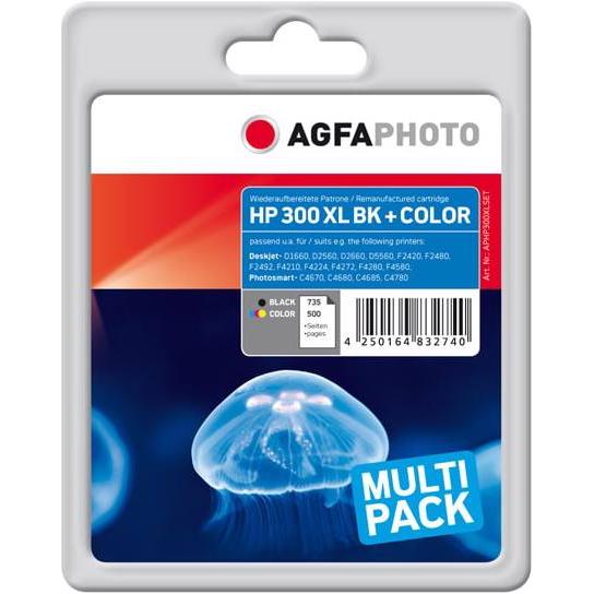 AGFAPHOTO, Druckerpatrone, Aphp300xlset (M, BK, C, Y)