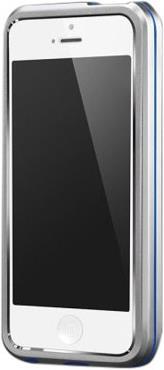 Image du produit More-Thing More. Armor Metal Hybrid Case pour iPhone 5 - Aluminium/Blue (Apple iPhone 5, Apple iPhone 5s)