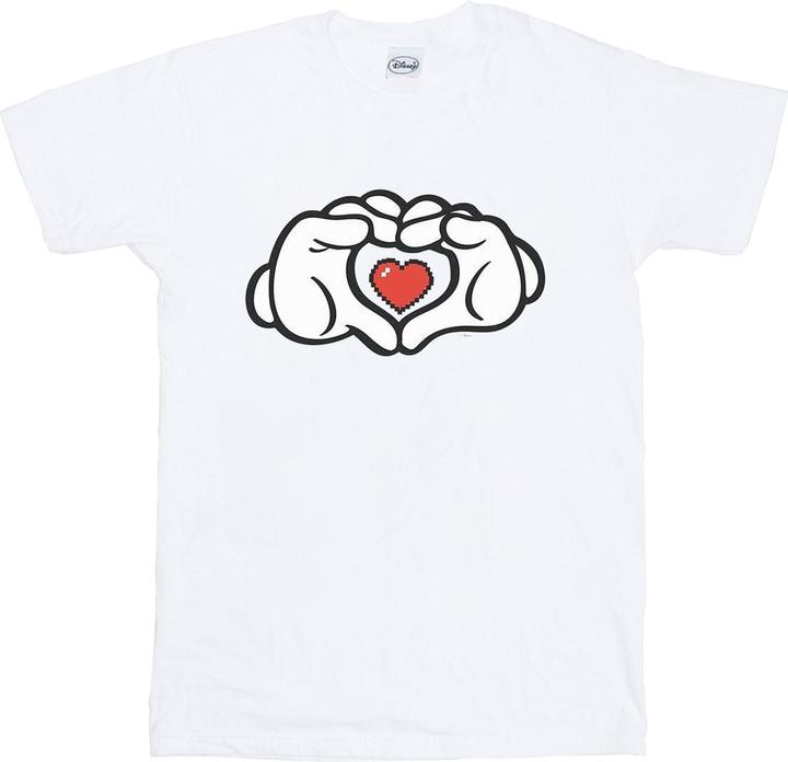 Image du produit Disney - T-shirt MICKEY MOUSE HEART HANDS - Fille (116)