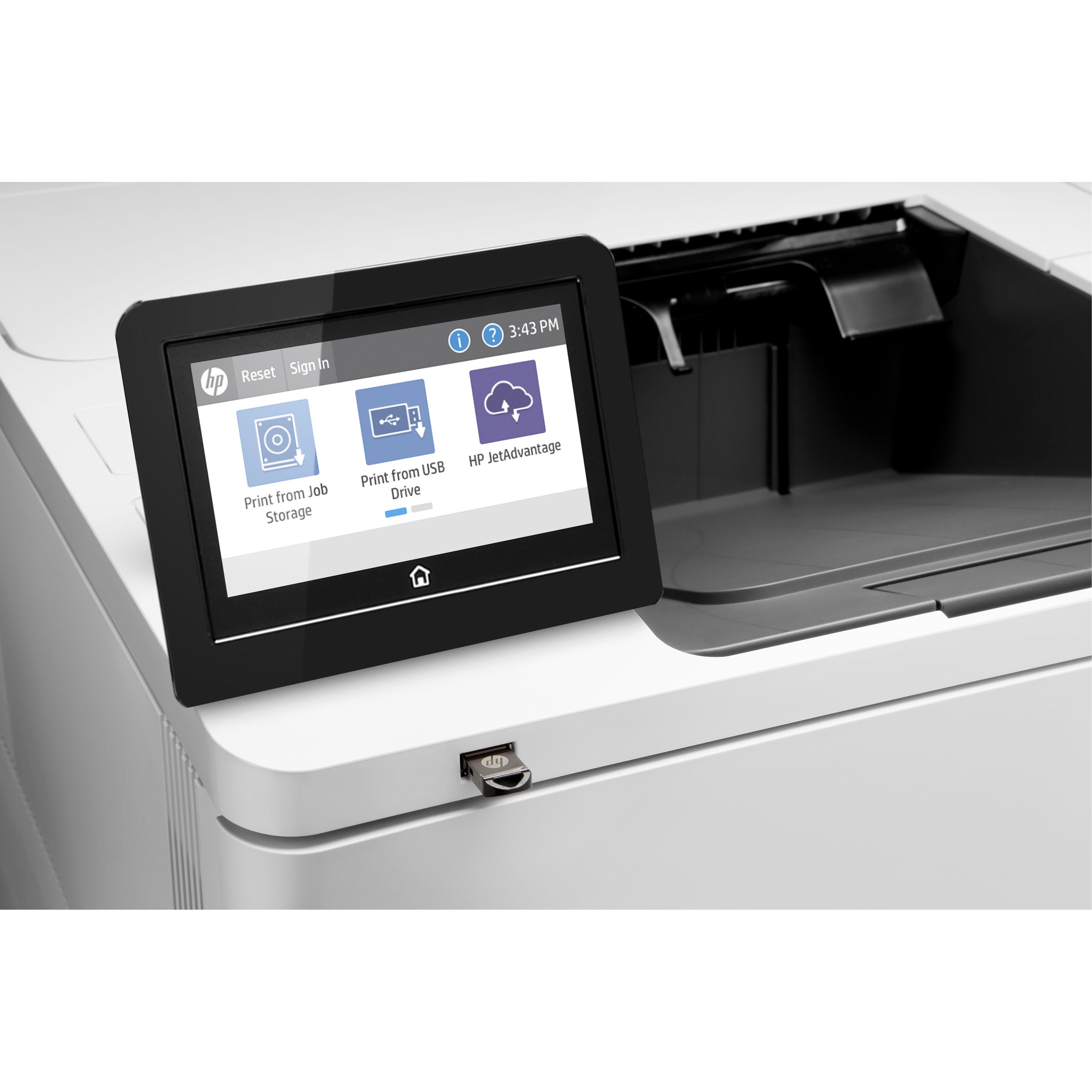 Thumbnail - HP LaserJet Enterprise M611dn (Laser, Schwarz-Weiss), Drucker, Weiss, Schwarz