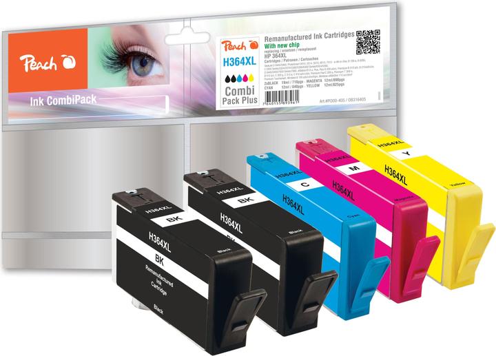 Image du produit Peach 364XL Multipack (M, C, Y, CF)