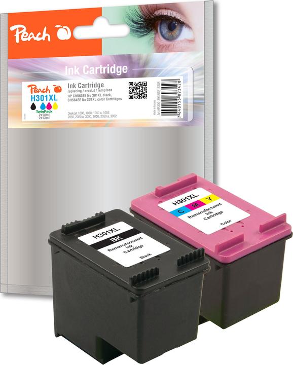 Produktbild Peach 301XL Multipack (Color, BK)
