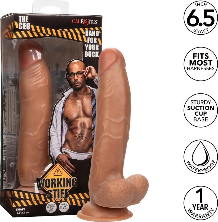 Actual product image CalExotics Working Stiff - The CEO Dildo