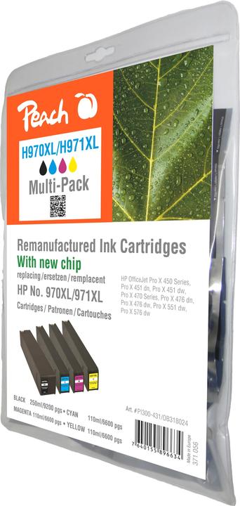 Produktbild Peach 970xl, 971xl (BK, C, M, Y)