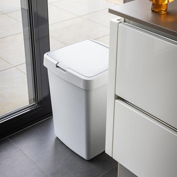 Produktbild Sunware Delta Klappdeckeleimer 50L weiss (50 l)