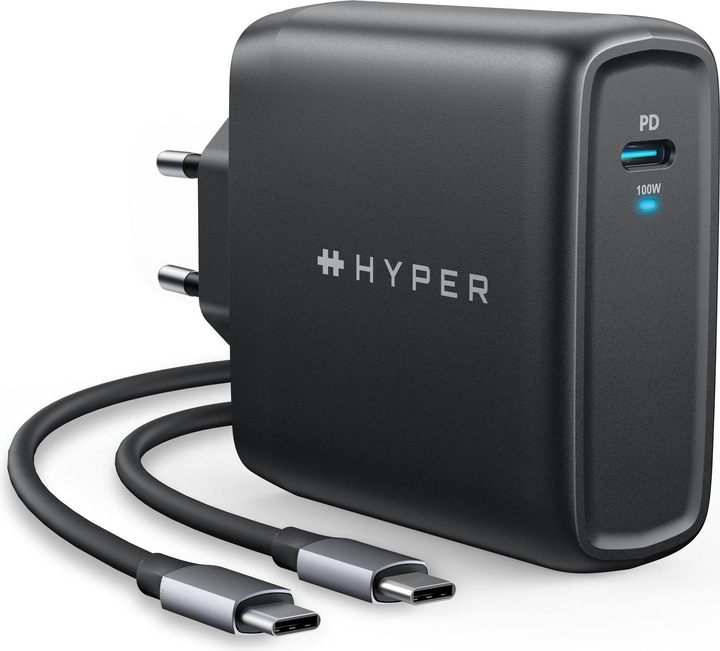 Actual product image Targus HyperJuice Gan Charger EU Single P (100 W)