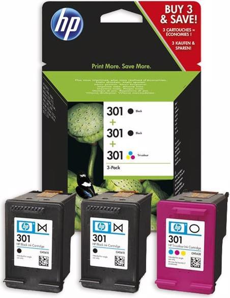 Produktbild HP Combopack 301 (BK, Color)