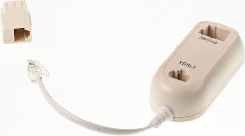 Image du produit Zyxel Filtre VDSL TT83-RJ11/45 pour les connexions analogiques (Transformateurs)
