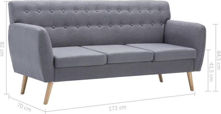 Actual product image vidaXL Kiara (3-seater)