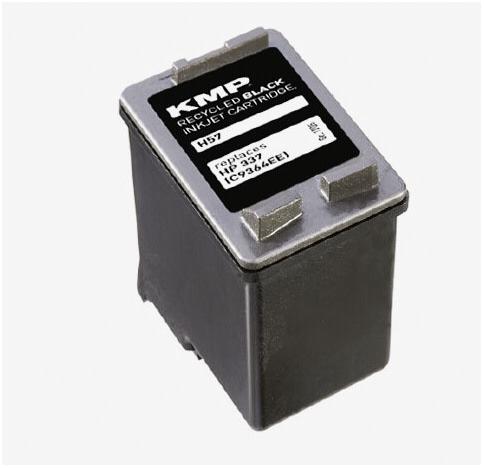 Produktbild KMP H57 Tintenpatrone kompatibel mit HP C 9364 EE (BK)