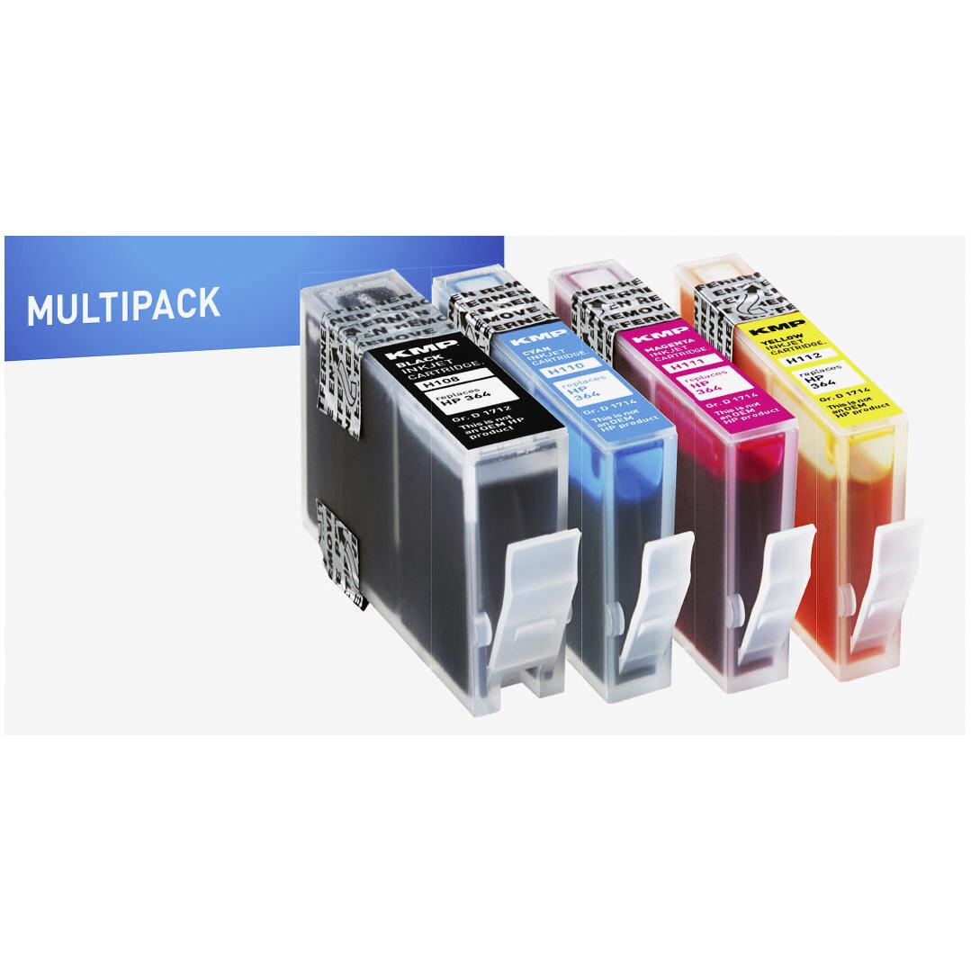 Thumbnail - KMP, Druckerpatrone, H108V Multipack (M, Y, BK, C)