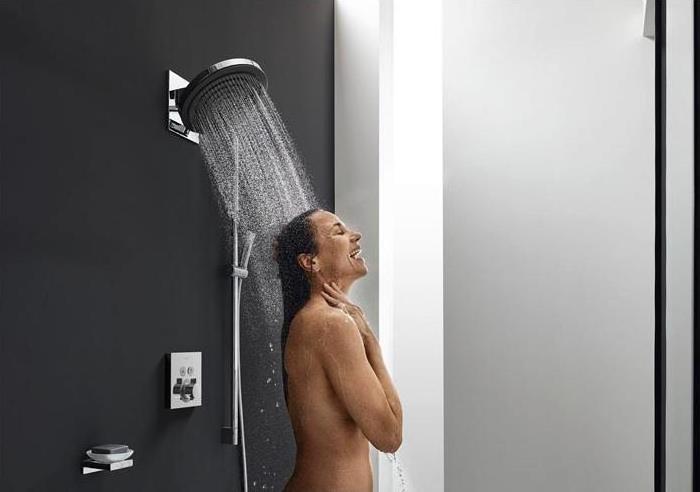 Produktbild hansgrohe HG Fertigmontageset SHOWERSELECT f UP-Thermostat für 2 Verbraucher chrom