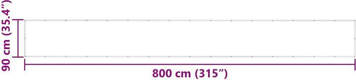 Image du produit vidaXL Balkon Sichtschutz (800 cm)