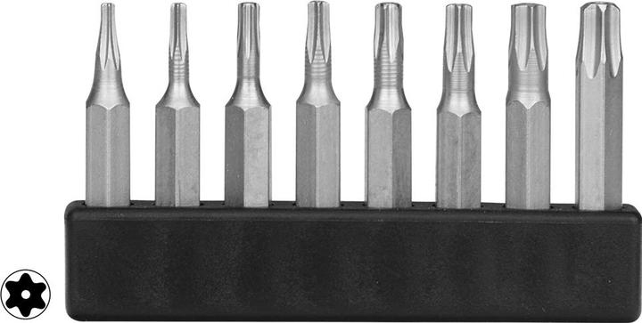 Produktbild Donau Mini-Bit-Sortiment T-Profil Mit Loch 8-tlg. (28 mm)