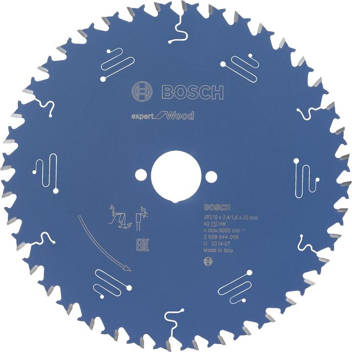 Bosch Professional Zubehör Cirkelzaagblad 210 x 30 x 1,6