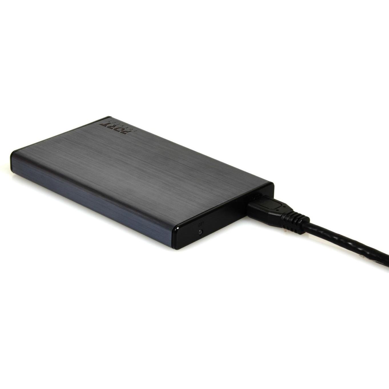 Port Designs HDD Gehäuse (2.5"), Festplattengehäuse, Schwarz
