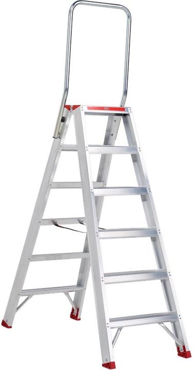 Productafbeelding Altrex Sierra SDO 6 Trap - Dubbel - Aluminium - 2 x 6 treden - max. werkhoogte 3.40 m. (121 cm)
