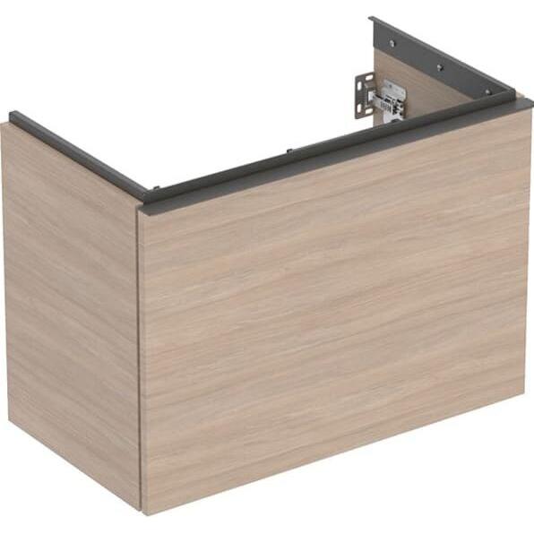 Geberit, Waschbeckenunterschrank, Acanto Unterschrank für Waschtisch, 1 Schublade und 1 Innenschublade, verkürzte Auslad...