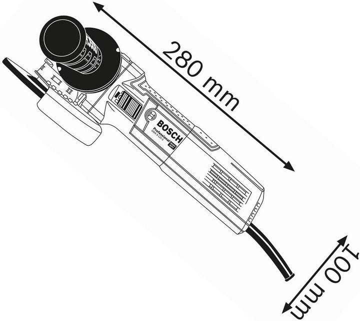 Produktbild Bosch Professional Winkelschleifer GWX 9-125 S, X-LOCK mit Zusatzgriff und Schutzhaube, im Karton (125 mm)