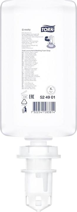 Actual product image Tork Hand Soap 524901 Transparent Luxurious Foam (Liquid soap, 1000 ml)