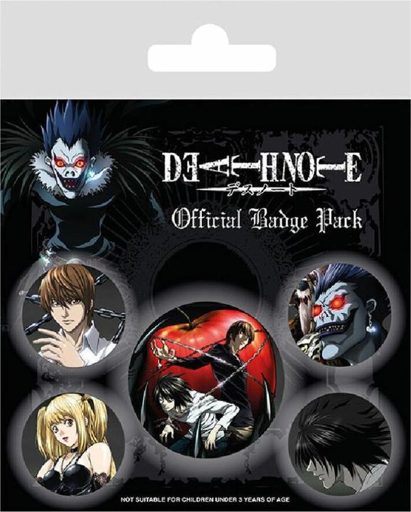 Pyramid Death Note Badge Pack