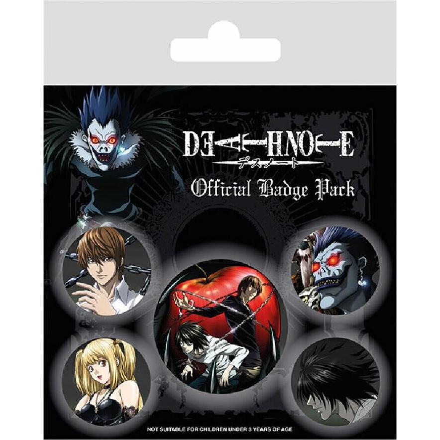 Pyramid, Anstecknadel, Death Note Badge Pack