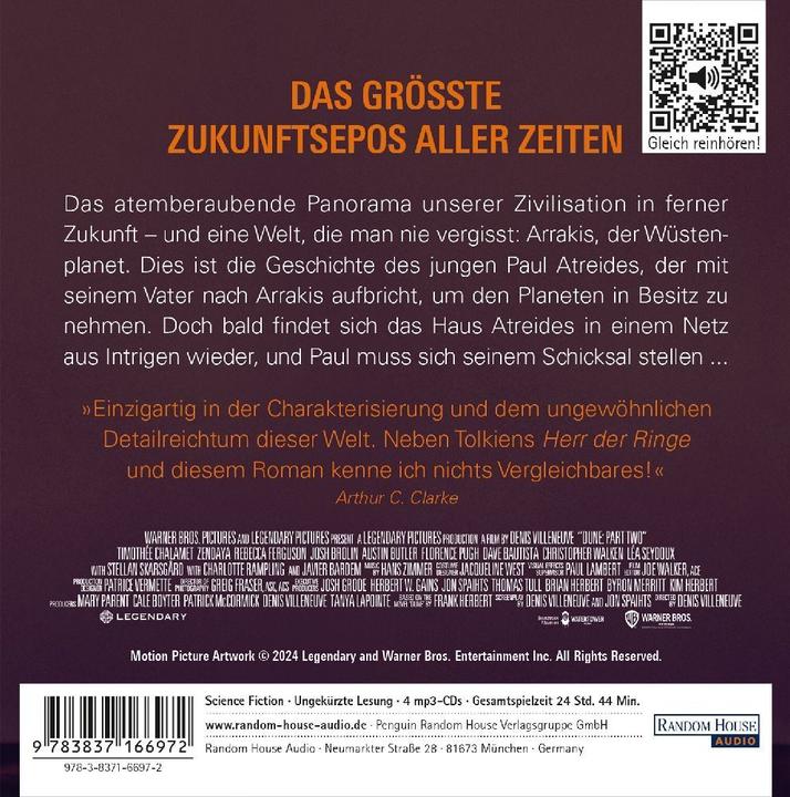 Image du produit Dune - La planète du désert (Mark Bremer, Uta Dänekamp, Jakob Schmidt, Frank Herbert, Allemand)