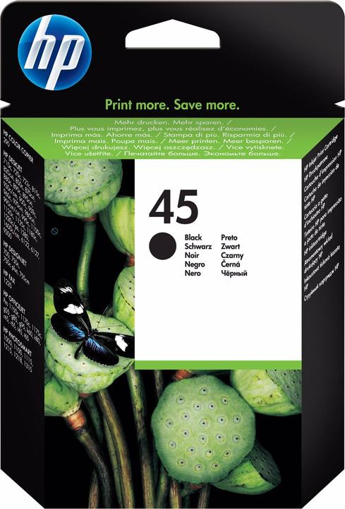 Produktbild HP 45 Large - 42 ml - Gross - Schwarz - Original (BK)