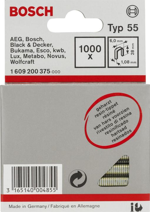 Productafbeelding Bosch Professional Zubehör Smalle rugklem type 55, ge
